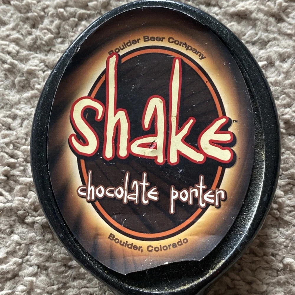 Boulder Beer Company Shake Chocolate Porter Beer Tap Handle Knob